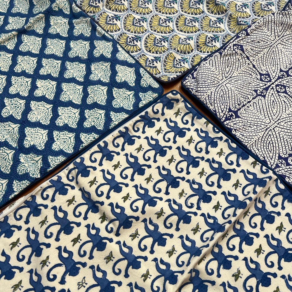 Set of 4 Roberta Roller Rabbit Throw Pillow Covers